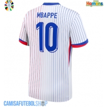 Camisa de time de futebol França Kylian Mbappe #10 Replicas 2º Equipamento Europeu 2024 Manga Curta